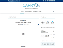 Tablet Screenshot of carryonblog.com